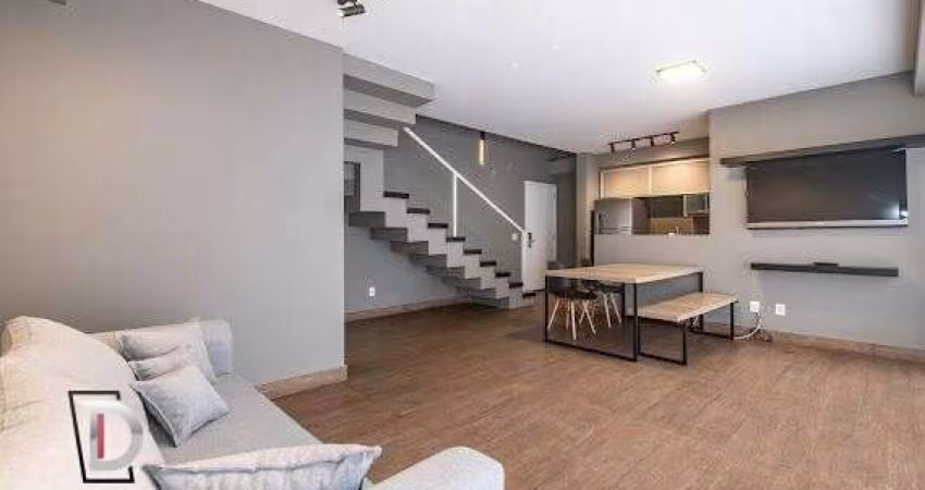 Apartamento Duplex impecável, mobiliado e decorado, localizado no prestigiado e exclusivo Condomínio Brookfield Home Design Brooklin