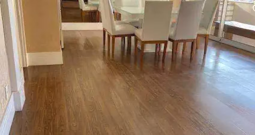 Apartamento para alugar mobiliado com 119 m²  em santo andré, casa branca, com 3 suítes, terraço gourmet com churrasqueira e 3 vagas.