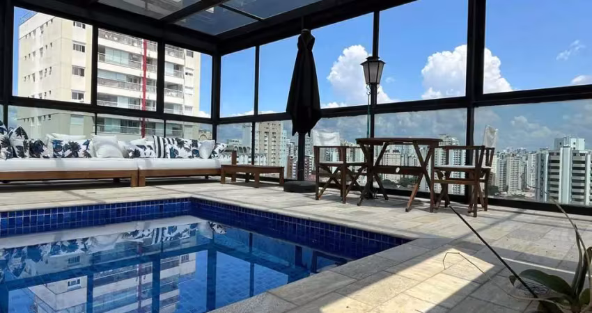 Cobertura para venda em campo belo com 4 quartos, sendo 3 suítes, 594m²