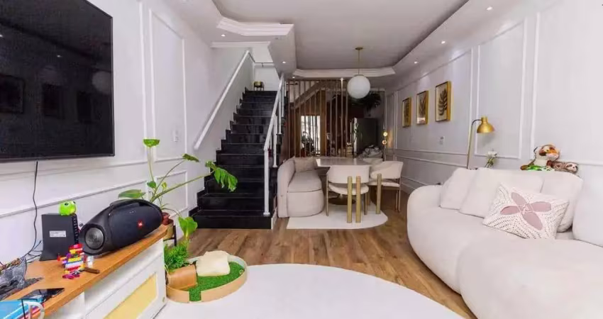 Sobrado à venda em são paulo, vila santa isabel, com 3 quartos sendo 3 suítes e 2 vagas, 210m²