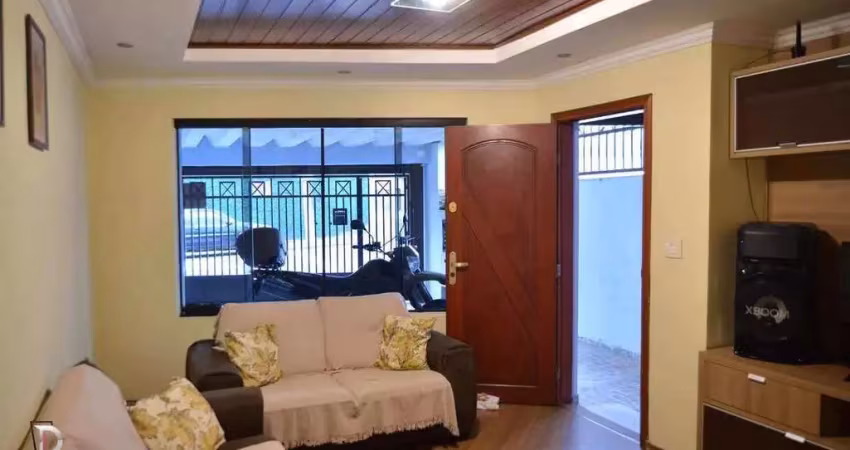 Sobrado à venda em santo andré, vila américa, com 3 quartos, sendo i suíte e 2 vagas, 180m². móveis planejados. doc. ok