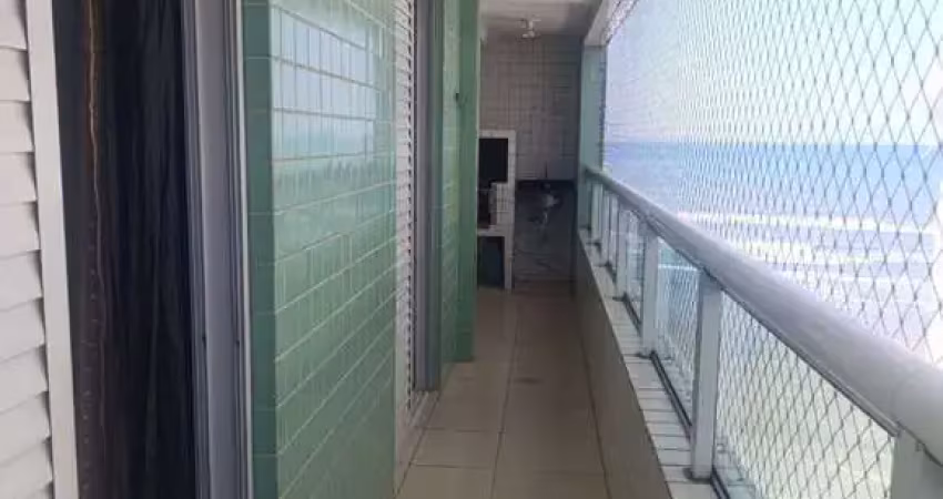 Apartamento à venda, no condomínio resid. bela vista em praia grande, real, com 2 quartos, 81m², pé na área. sacda com churrasqueira.