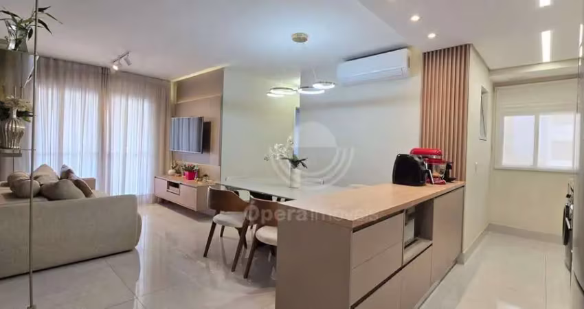 Apartamento impecável com 3 dormitórios (1 suite) à venda, 71 m² por r$ 860.000 - parque rural fazenda santa cândida - campinas/sp
