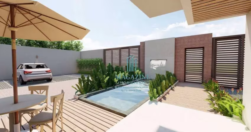Apartamento com 2 dormitórios à venda, 43 m² por r$ 259.000,00 - nova cabrália - santa cruz cabrália/ba
