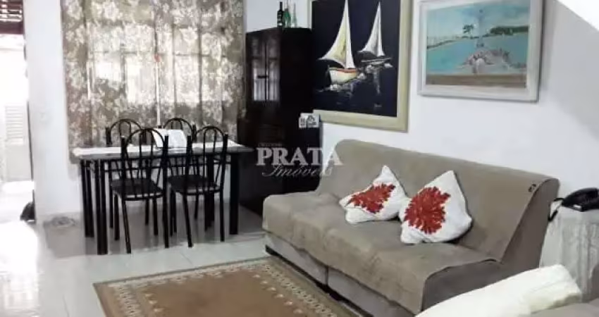 V são jorge santos sobrado 2 dormitórios edícula 1 vaga garagem