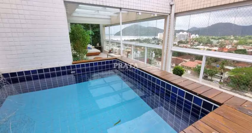VILA CLAIS BERTIOGA COBERTURA ALTO PADRÃO LAZER PRIVATIVO