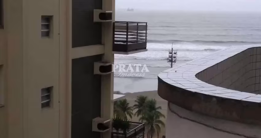 Boqueirão santos 3 dormitórios  prédio frente á praia