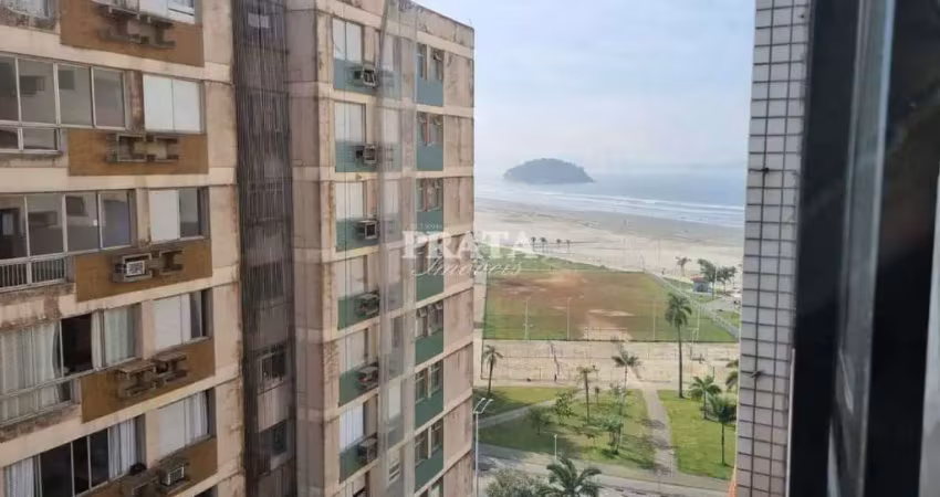 Itararé s vicente 2 dormitórios 1 suíte 1 vg garagem vista mar
