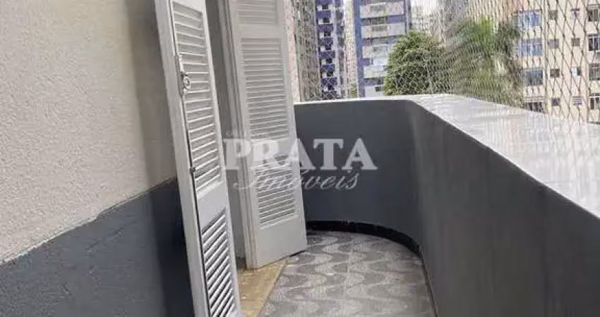 Boqueirão santos 2 dormitórios 1 suíte prédio frente à praia