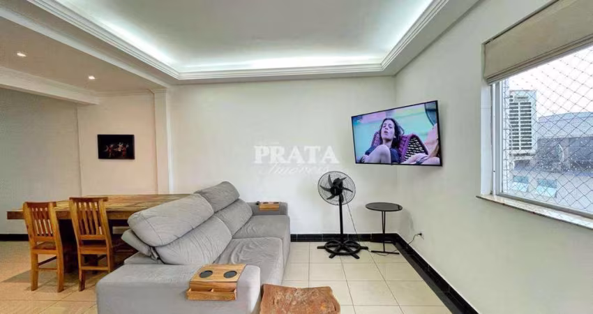 P DA PRAIA SANTOS COBERTURA TRIPLEX 2 SUÍTES 1 VAGA DEMARCADA