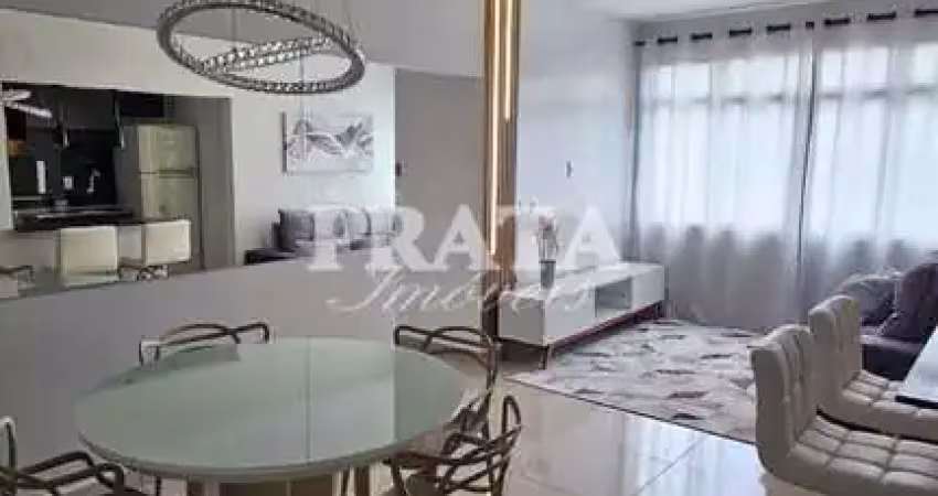 Boqueirão santos 2 dormitórios 1 vaga garagem mobiliado