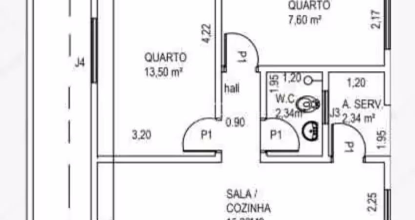 MORRO NOVA CINTRA SANTOS CASA 2 DORMITÓRIOS 1 VAGA GARAGEM