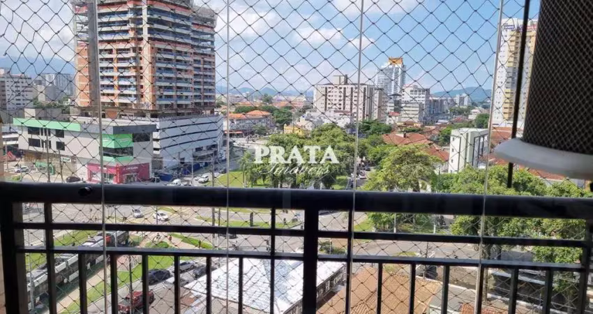 Gonzaga santos 2 dormitórios 1 suíte 1 vaga garagem