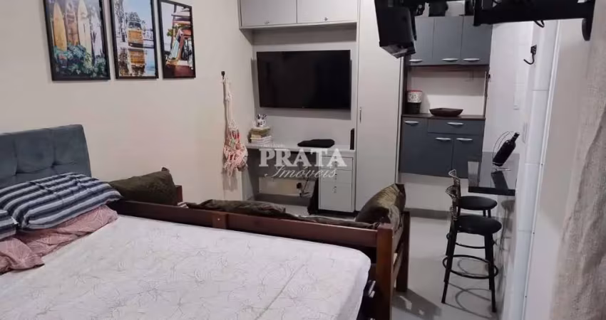 Ponta da praia santos kitnet 1 dormitório 1 vaga garagem