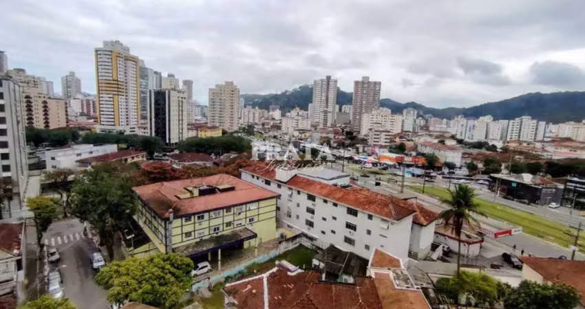Gonzaga santos 2 dormitórios 1 suíte 1 vaga garagem demarcada