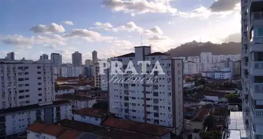 Campo grande santos 2 dormitórios 1 suíte 1 v garagem demarcada