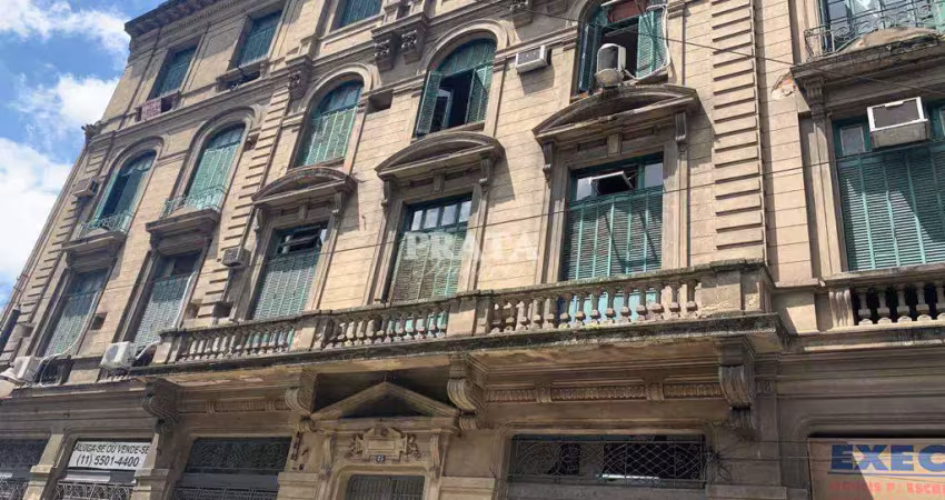 Centro santos  sala comercial banheiro cozinha elevador