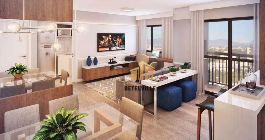 Apartamento com 1 dormitório à venda - Campina do Siqueira - Curitiba/PR