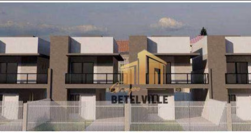 Sobrado com 3 dormitórios à venda, 96 m² - Embu - Colombo/PR