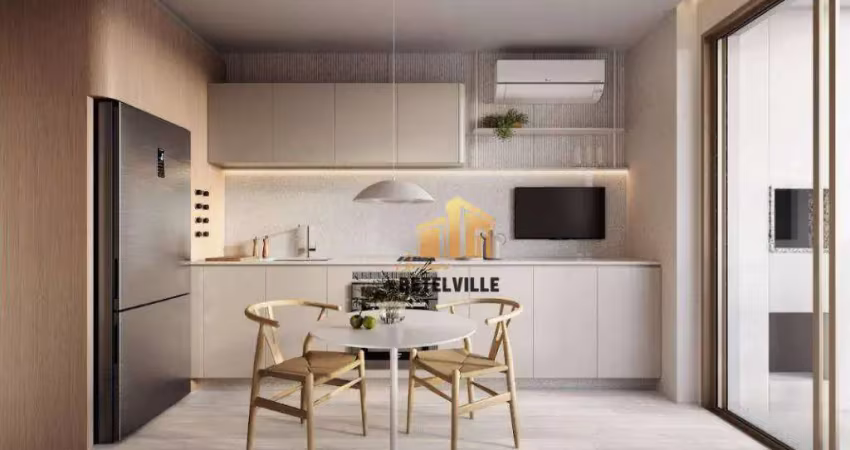 Studio com 1 dormitório à venda - mercês - curitiba/pr