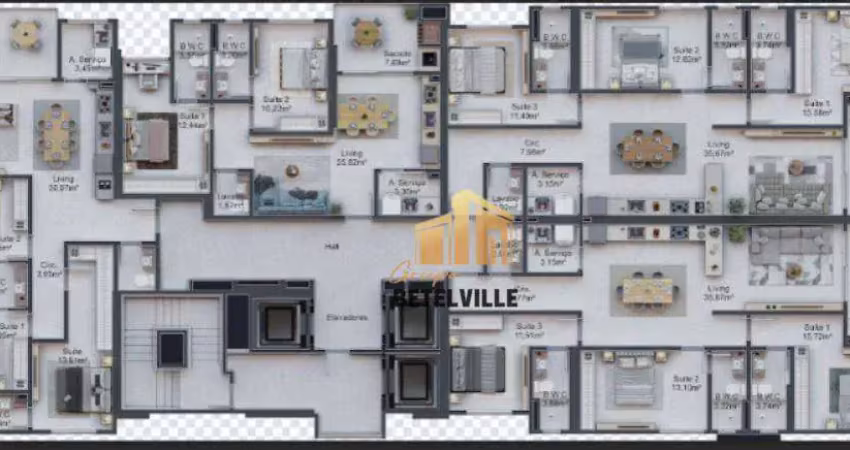 Apartamento com 3 dormitórios à venda, - perequê - porto belo/sc