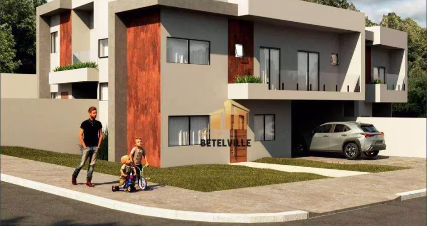 Sobrado com 3 dormitórios à venda, 130 m² por r$ 714.417,00 - costeira - araucária/pr