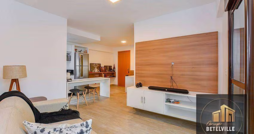 Apartamento com 1 dormitório à venda, 48 m² - Água Verde - Curitiba/PR
