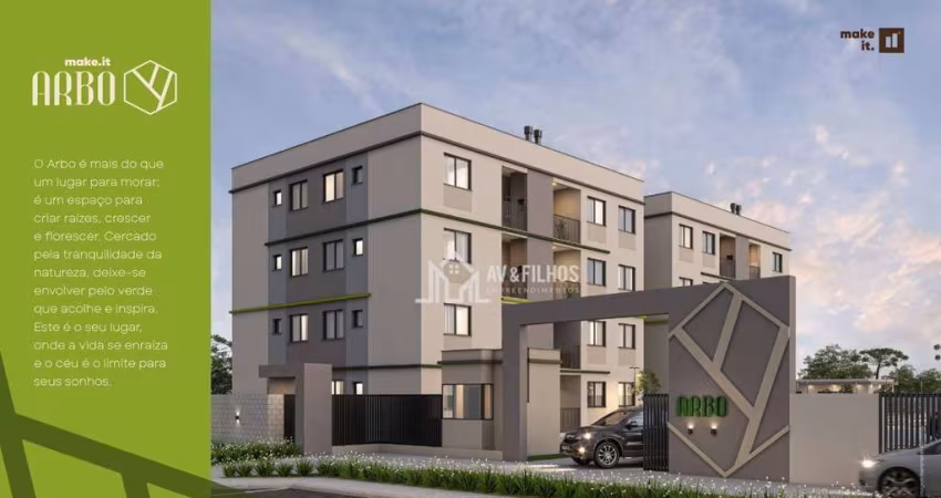 Apartamento com 2 dormitórios à venda, 43 m² por R$ 275.900,00 - Vargem Grande - Pinhais/PR