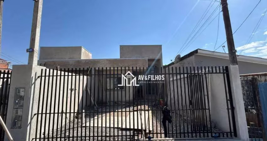 Casa com 3 dormitórios à venda, 69 m² por r$ 510.000,00 - jardim dona joaquina ii - pinhais/pr