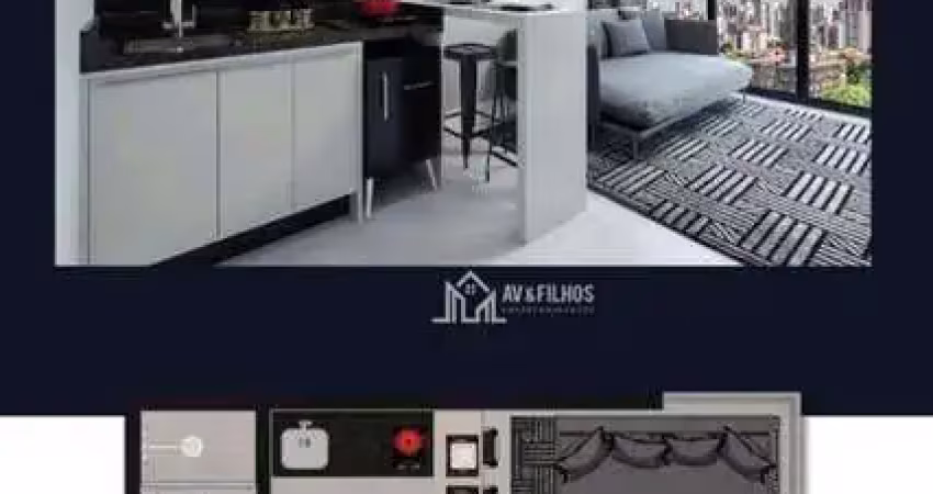 Apartamento com 1 dormitório à venda, 34 m² por r$ 398.900,00 - bigorrilho - curitiba/pr
