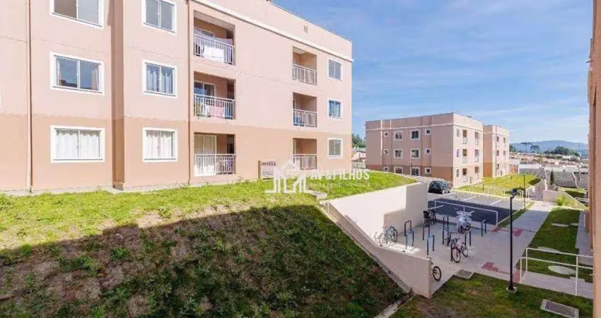 Apartamento com 2 dormitórios à venda, 49 m² por r$ 165.000,00 - cristo rei - campo largo/pr