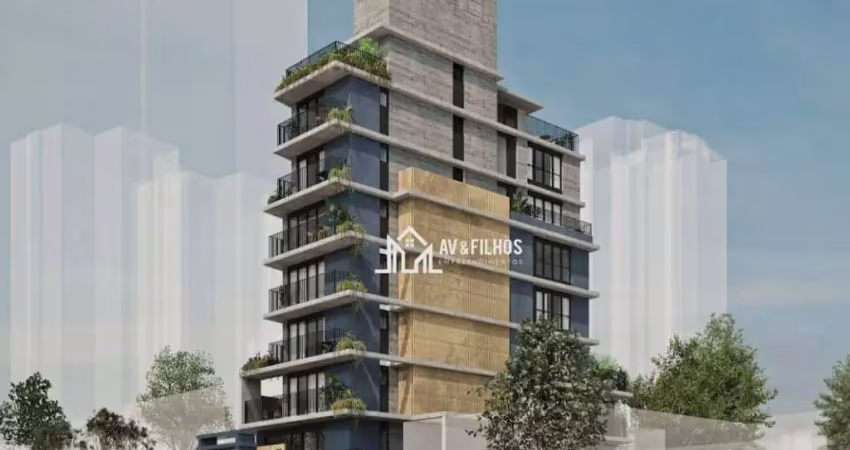 Studio com 1 dormitório à venda, 18 m² por r$ 310.000,00 - água verde - curitiba/pr