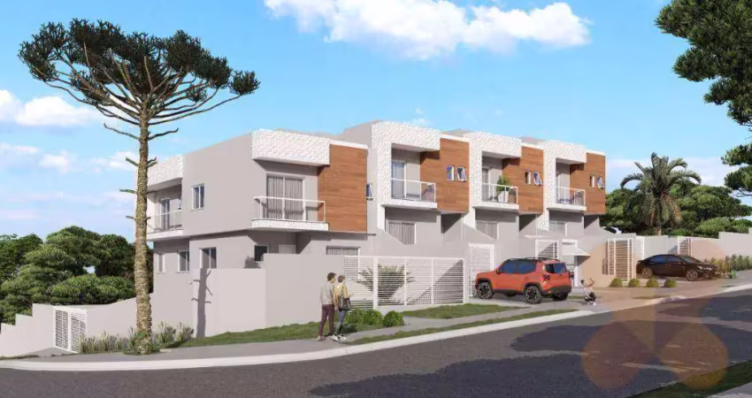 Sobrado com 3 dormitórios à venda, 143 m² por R$ 890.000,00 - Boa Vista - Curitiba/PR