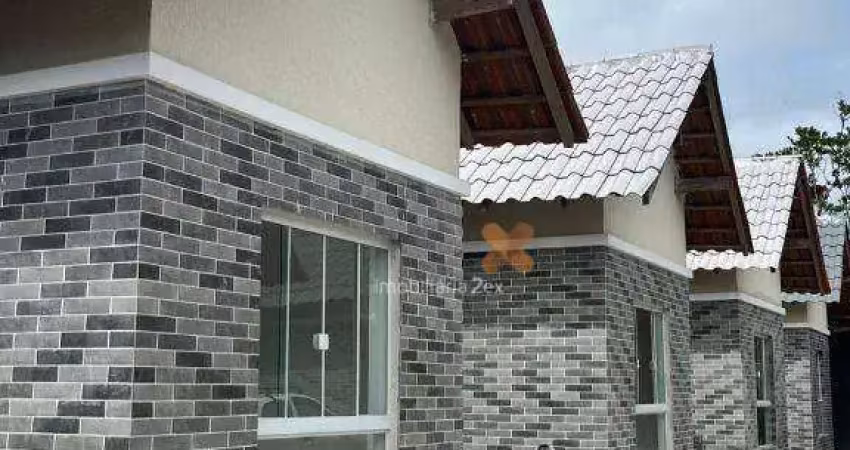 Casa com 3 dormitórios à venda, 56 m² por r$ 295.900,00 - balneario praia gande - matinhos/pr