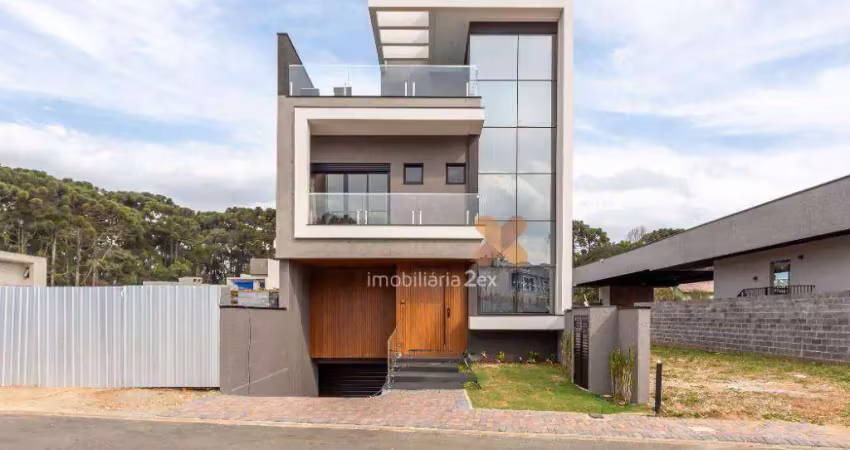 Sobrado com 3 dormitórios à venda, 280 m² por r$ 2.669.900,00 - aristocrata - são josé dos pinhais/pr