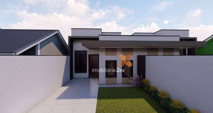 Casa com 3 dormitórios à venda, 96 m² por R$ 520.000,00 - Nações - Fazenda Rio Grande/PR