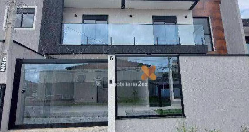 Sobrado com 3 dormitórios à venda, 162 m² por R$ 1.139.000,00 - Cruzeiro - São José dos Pinhais/PR