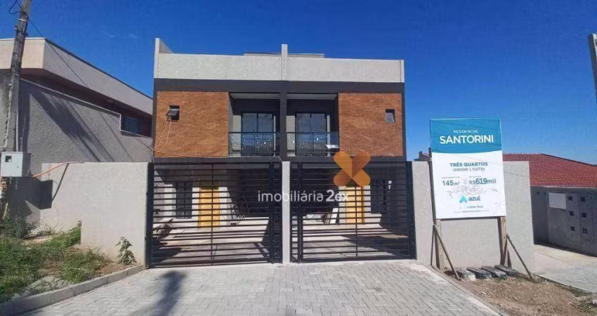 Sobrado com 3 dormitórios à venda, 105 m² por R$ 652.000,00 - Xaxim - Curitiba/PR