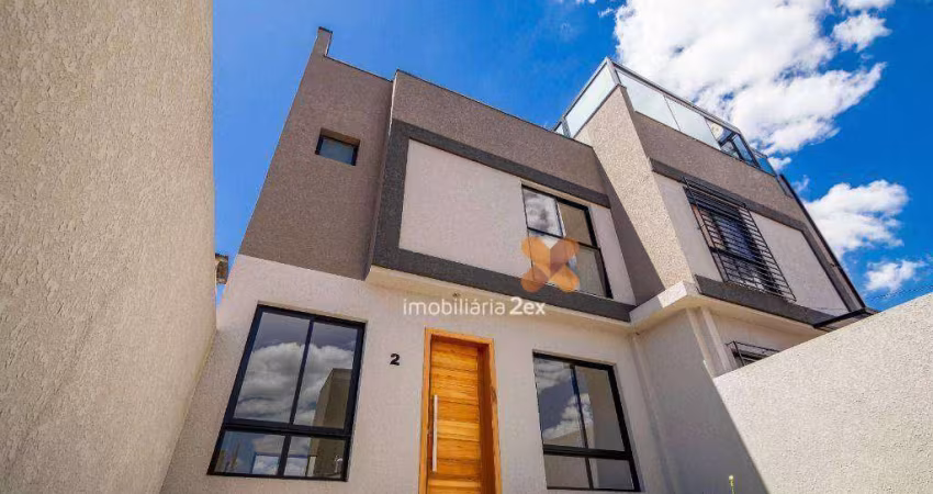 Sobrado com 3 dormitórios à venda, 147 m² por R$ 699.000,00 - Lindóia - Curitiba/PR