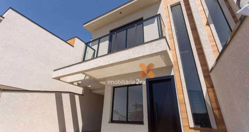 Sobrado com 3 dormitórios à venda, 103 m² por R$ 675.000,00 - Atuba - Curitiba/PR