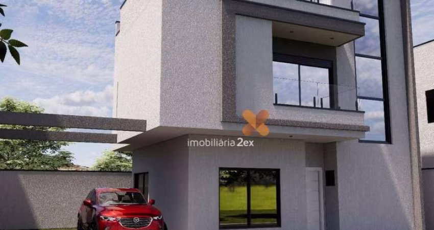 Sobrado com 3 dormitórios à venda, 148 m² por R$ 1.070.000,00 - Hauer - Curitiba/PR