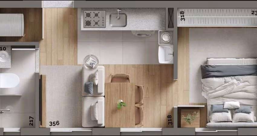 Apartamento com 1 quarto à venda na Avenida República Argentina, 4483, Novo Mundo, Curitiba