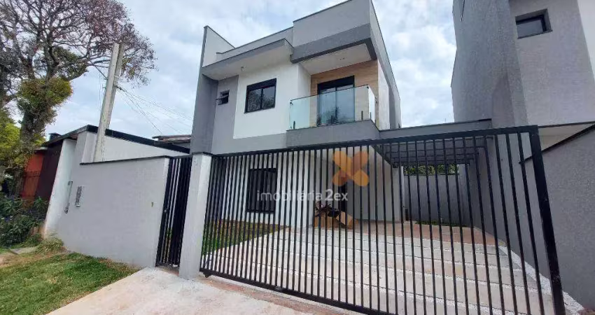 Sobrado com 3 dormitórios à venda, 133 m² por r$ 998.000,00 - afonso pena - são josé dos pinhais/pr