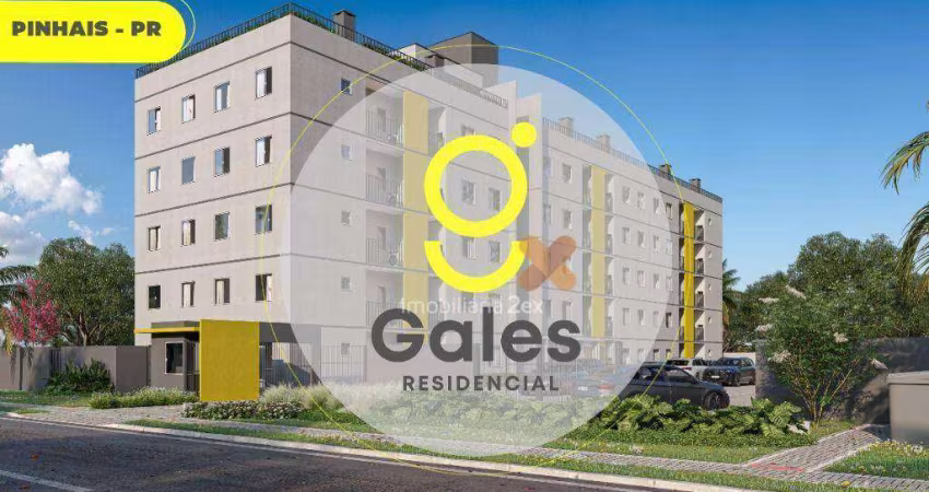 Apartamento Garden com 2 dormitórios à venda, 42 m² por R$ 299.990,00 - Weissópolis - Pinhais/PR