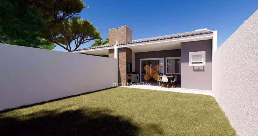 Casa com 2 dormitórios à venda, 63 m² por r$ 380.000,00 - primavera - pontal do paraná/pr