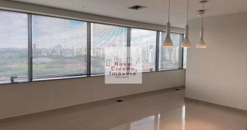 Brooklin! Cj. comercial p/ locação 415 ms²  AR CONDICIONADO 5 salas 3 banhs. 7 vagas - SA2819