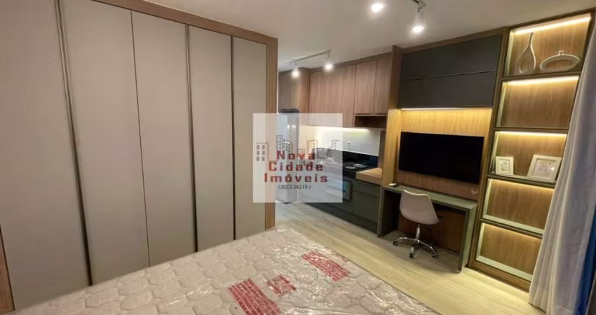 Pinheiros! MOBILIADO Studio 25 M²  1 dorm. 1 banh. sem vaga para aluguel - ST2874