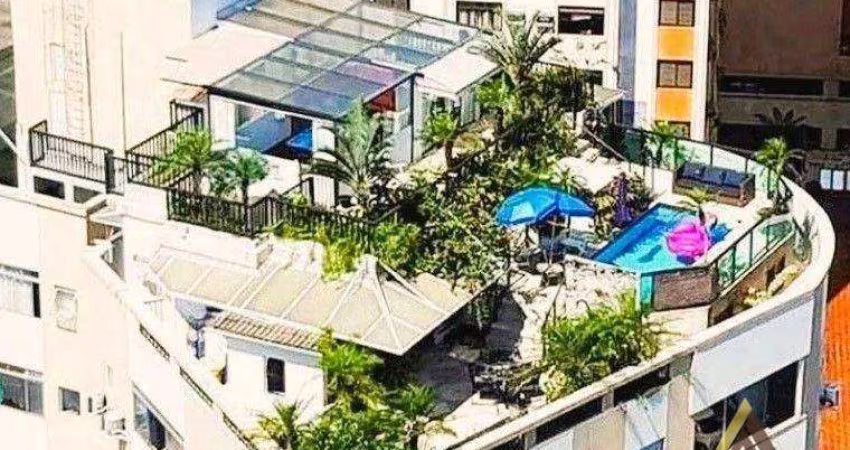 COBERTURA CINEMATOGRAFICA com 600m¹ - 06 DORMITÓRIOS - PISCINA - CAPELA - LOUNGE - CANIL - SAUNA - 06 VAGAS FECHADAS por R$ 3.190M - PONTA DA PRAIA