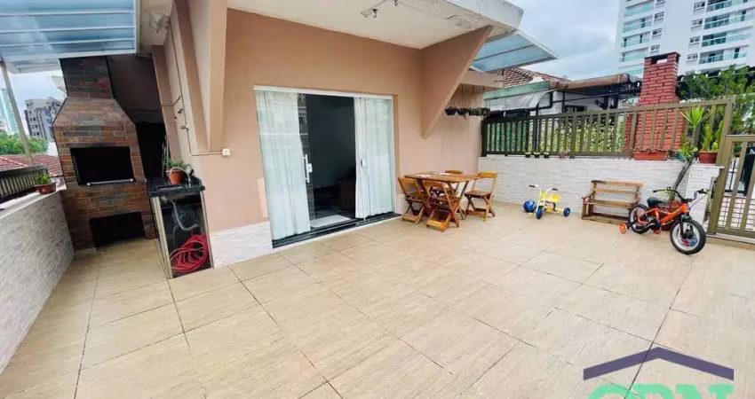 Cobertura com 3 dormitórios à venda, 124 m² por R$ 650.000,00 - Embaré - Santos/SP