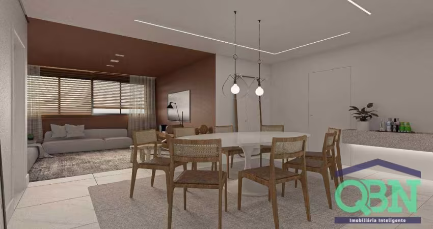 !OPORTUNIDADE! APTO. ALTO PADRÃO CAPA DE REVISTA com 150m² ÚTEIS - 03 DORM. s/ 02 SUÍTES - 02 VAGAS - 100% REFORMADO  por R$ 1.979M - GONZAGA/CANAL 3